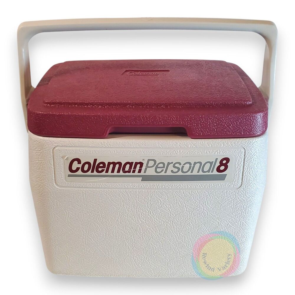 Coleman 11" Wide Personal 8 Maroon Cooler